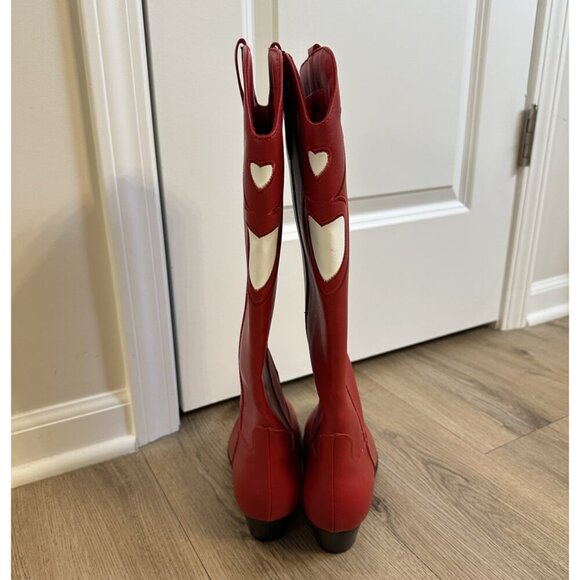 BILLINI Velma Cowboy Boots Scarlet in Red Size US 8 - Picture 6 of 11